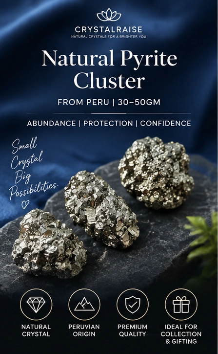 Natural Pyrite Cluster from Peru1