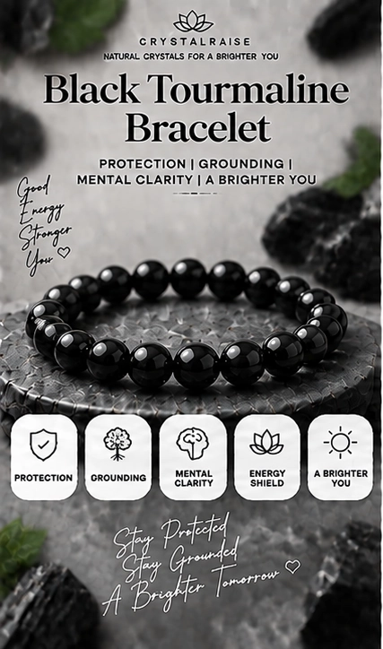 black tourmaline bracelet1