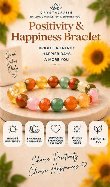positivity and happiness bracelet1